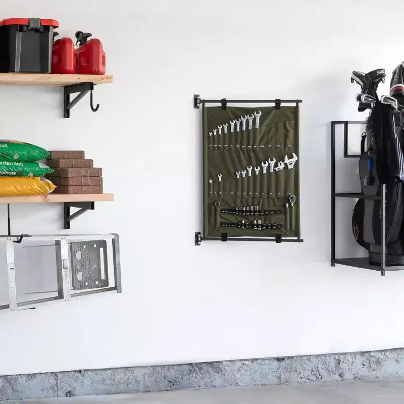 Pivot Panel Tool Organizer - High Pine Green