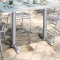 Cast Iron Table T-Base, 5'' x 22'', 28'' Height, 500 lb Capacity