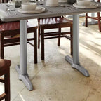 Cast Iron Table T-Base, 5'' x 22'', 28'' Height, 500 lb Capacity