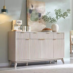 60-Inch Buffet Sideboard Cabinet with 3 Drawers and 4 Doors