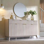60-Inch Buffet Sideboard Cabinet with 3 Drawers and 4 Doors