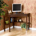 Corner Computer Desk - Brown