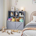 Kids Bookshelf and Toy Storage Organizer