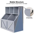 Kids Bookshelf and Toy Storage Organizer