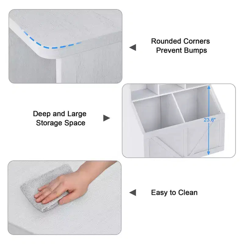 Kids Bookshelf and Toy Storage Organizer