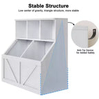 Kids Bookshelf and Toy Storage Organizer