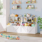 Kids Bookshelf and Toy Storage Organizer