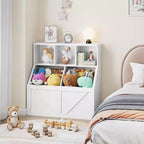 Kids Bookshelf and Toy Storage Organizer
