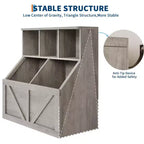 Kids Bookshelf and Toy Storage Organizer