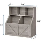 Kids Bookshelf and Toy Storage Organizer