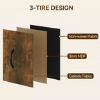 15-Drawer Fabric Dresser with Metal Frame