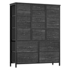 15-Drawer Fabric Dresser with Metal Frame