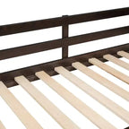 Twin over Twin House-Shaped Bunk Bed with Slide and Ladder