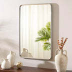 Wall Mount Mirror 24 x 36 - Chrome Frame