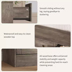 12-Drawer Wood Dresser with TV Stand Top