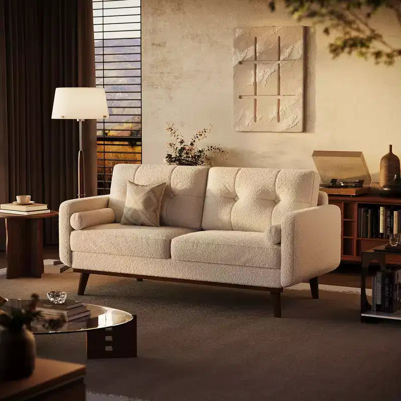 2-Seater Upholstered Sofa for Living Room