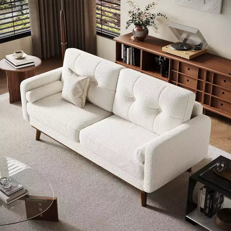 2-Seater Upholstered Sofa for Living Room