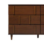 Solid Wood 6-Drawer Double Dresser
