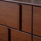 Solid Wood 6-Drawer Double Dresser