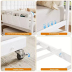 Twin Daybed with Trundle and Charging Station, Upholstered Sofa Bed Frame with Storage Headboard and LED Light, 76.77L x 45.67W