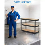 Adjustable Metal Storage Shelves with Multiple Tiers