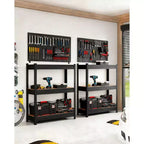 Adjustable Metal Storage Shelves with Multiple Tiers
