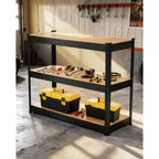 Adjustable Metal Storage Shelves with Multiple Tiers