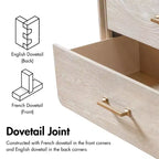 7-Drawer Dresser with Oak Finish