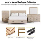 7-Drawer Dresser with Oak Finish
