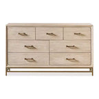 7-Drawer Dresser with Oak Finish