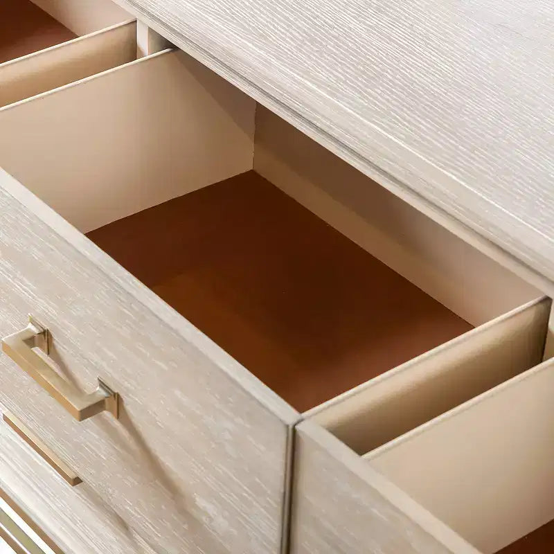 7-Drawer Dresser with Oak Finish