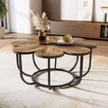 Round Petal Coffee Table, 39.4 Inch