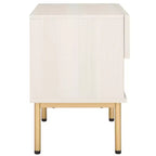 1 Drawer Nightstand with Open Shelf