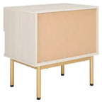 1 Drawer Nightstand with Open Shelf
