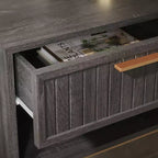 1 Drawer Nightstand with Open Shelf