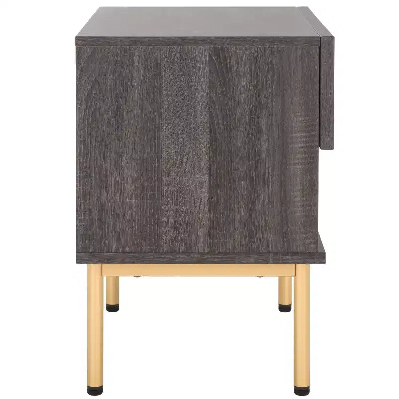 1 Drawer Nightstand with Open Shelf