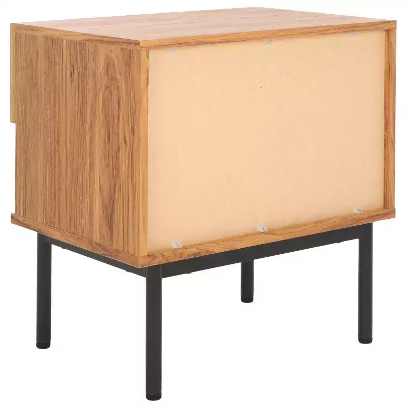 1 Drawer Nightstand with Open Shelf
