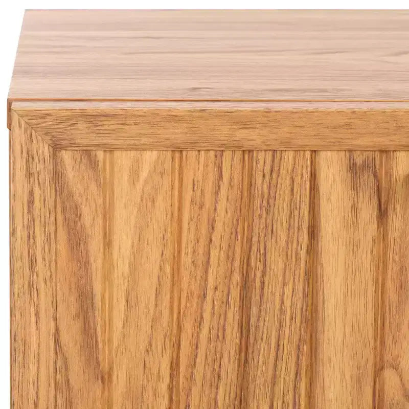1 Drawer Nightstand with Open Shelf