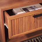 1 Drawer Nightstand with Open Shelf