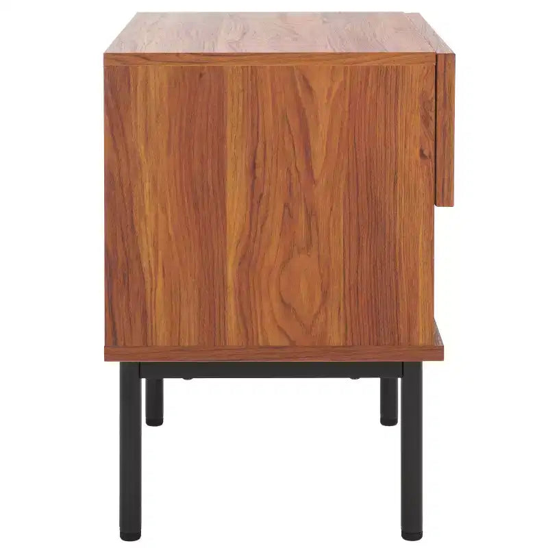1 Drawer Nightstand with Open Shelf
