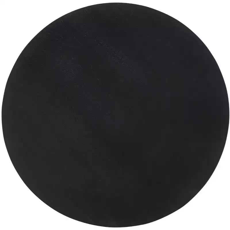 Round Black Dining Table for 2 - Modern Bistro Style