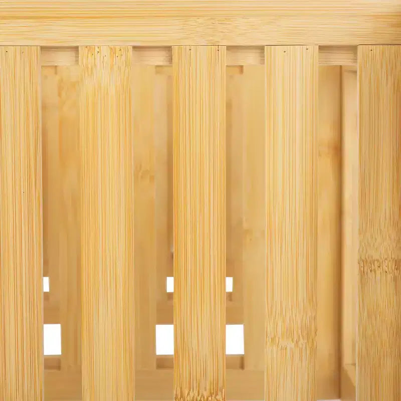 5-Tier Bamboo Ladder Shelf - Natural