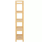 5-Tier Bamboo Ladder Shelf - Natural