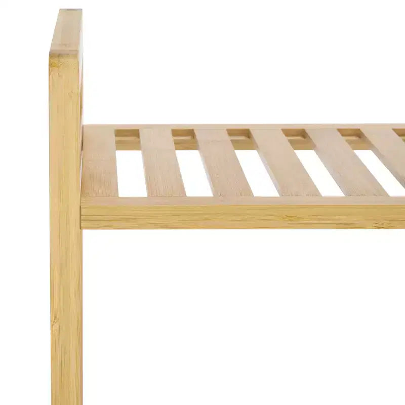 5-Tier Bamboo Ladder Shelf - Natural