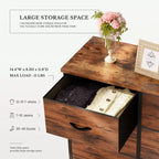10-Drawer Vertical Dresser with Steel Frame – 31.4" Wide Fabric Storage Chest
