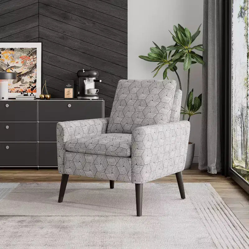Mid-Century Modern Small Space Armchair